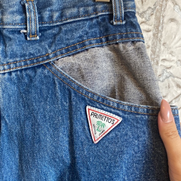 Vintage palmettos 80s high waisted baggy jeans - Picture 4 of 5